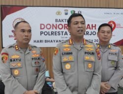 Sambut Hari Bhayangkara Ke-79, Polresta Sidoarjo Gelar Donor Darah