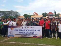 Wujudkan Bibit Sepakbola Profesional, Danramil Hadiri Pembukaan Turnamen Sepak Bola Wali Kota Cup Tingkat Pelajar