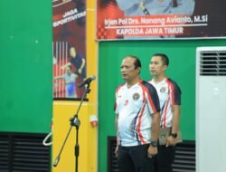 Kapolda Jatim Buka Turnamen Bulutangkis Sambut Hari Bhayangkara ke-79