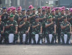 Kasdam Brawijaya Hadiri Pelaksanaan Apel Gabungan TNI-Polri di Kesatrian Marinir Karang Pilang