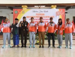 Bupati Sidoarjo Lepas Kontingen Kabupaten Sidoarjo pada Porprov Jatim IX 2025