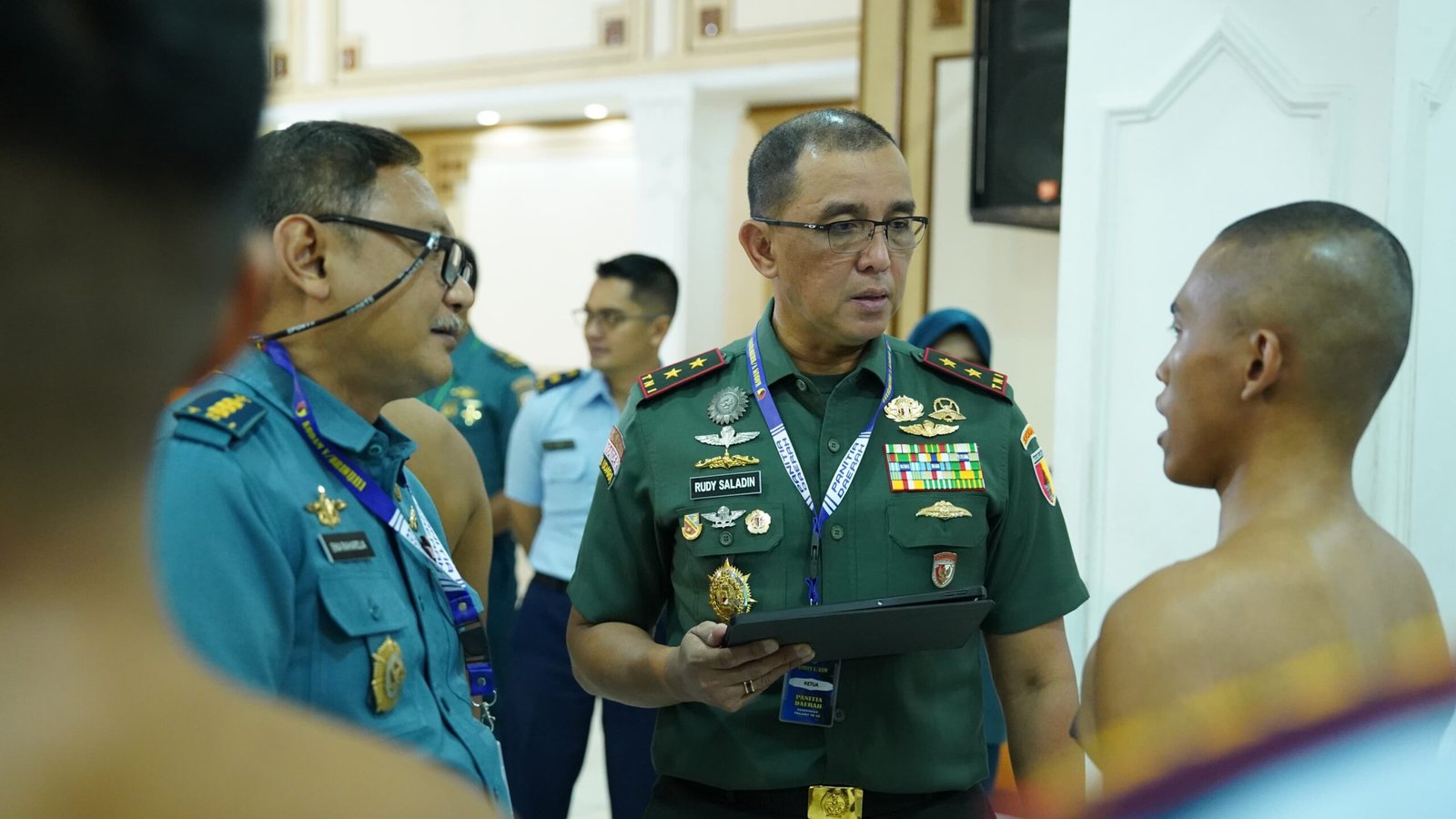 Pangdam V/Brawijaya, Mayjen TNI Rudy Saladin, M.A., memimpin forum tertinggi seleksi calon perwira TNI di Gedung Balai Prajurit Makodam V/Brawijaya Surabaya.