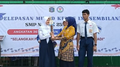 Selangkah Pergi, Sejuta Kenangan: SMPN 255 Jakarta Lepas Lulusan Angkatan ke-36