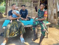 Babinsa Jalin Keakraban dengan Warga Binaan Lewat Komsos