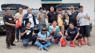 Semangat Berkurban: PWI Pokja Jakbar Sembelih Tiga Ekor Kambing