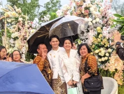 Syukuran Pernikahan Gregoria dan Mikha Angelo Dukung UMKM