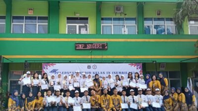 Selangkah Pergi, Sejuta Kenangan: SMPN 255 Jakarta Lepas Lulusan Angkatan ke-36