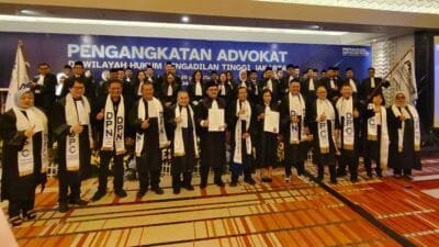 Hasil Seleksi Ketat, DPN Peradi SAI Angkat 37 Advokat Baru di Jakarta