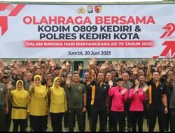 TNI dan Polri Olahraga Bersama Sambut Hari Bhayangkara 2025