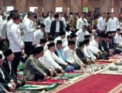 Prabowo Salat Iduladha Bersama Pejabat Negara di Istiqlal