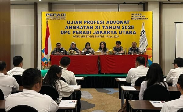 Cetak Advokat Berkualitas, Peradi SAI Jakarta Utara Gelar Ujian Super Ketat