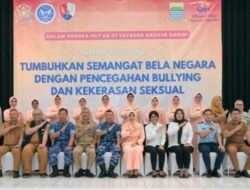 Yasarini Lanud Husein Sastranegara Selenggarakan Seminar Cegah Bullying dan Kekerasan Seksual
