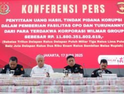 Kejagung Sita Rp11,88 Triliun dari Kasus Korupsi CPO