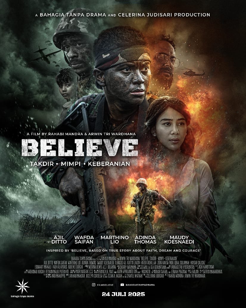 Kodim 0820/Probolinggo Mengajak Masyarakat Menonton Film Believe