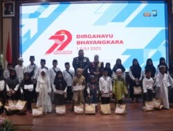 Polres Pasuruan Pilih Tasyakuran dan Santunan Anak Yatim Untuk Rangkaian Hari Bhayangkara Ke-79