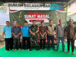 Bentuk Kepedulian, Koramil Wonoasih Memfasilitasi Pelaksanaan Sunatan Massal