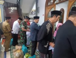 Jalin Silaturahim dengan Elemen Masyarakat, Danramil Hadiri Pengajian Umum dan Santunan Anak Yatim