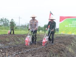 Forkopimda Sidoarjo Gandeng Pesantren Tanam Jagung Serentak