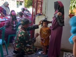 Koramil Wonoasih Mengawal Pelaksanaan Posyandu Ibu Hamil dan Balita di wilayah Binaan