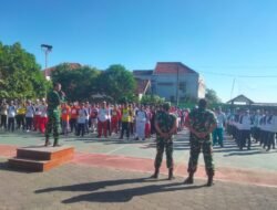 Bentuk Karakter Siswa, Koramil Dringu Melakukan Pembinaan Lewat MPLS