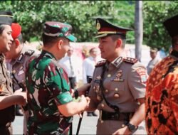 Dandim Probolinggo hadiri Sertijab Kapolres Probolinggo