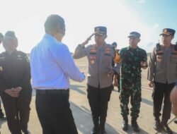 Kapolres Kediri Dampingi Kunker Menteri Pertanian RI ke Perkebunan Djengkol