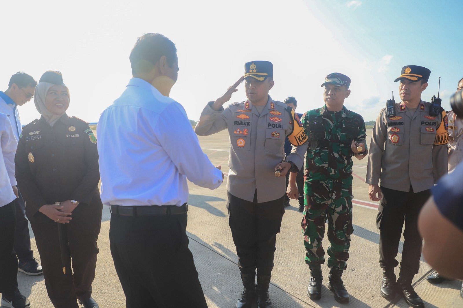 kunjungan kerja (kunker) Menteri Pertanian RI Andi Amran Sulaiman ke area Perkebunan Djengkol, Kecamatan Plosoklaten