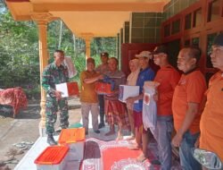 Koramil Tiris Melakukan Pemantauan, Pendataan Dan Pelaporan Musibah Gempa Bumi