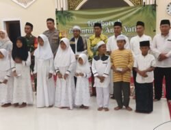 Koramil Maron Gelar Istiqosah dan Santunan Anak Yatim di Masjid Baiturrahman