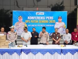 Polresta Sidoarjo Sampaikan Keberhasilan Operasi Patuh Semeru 2025