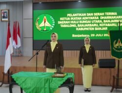 Ketua IAD Wilayah Kalsel Melantik 6 Ketua IAD Daerah, Ini Pesan Ny. Herlina Ramdhanu