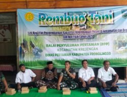 Rembug Tani Kecamatan Krejengan, Sinergi Petani, BPP dan TNI untuk Penguatan Kelembagaan Tani