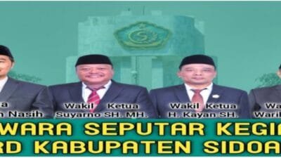 DPRD Kabupaten Sidoarjo Setujui Raperda Kabupaten Sidoarjo tentang RPJMD Kabupaten Sidoarjo Tahun 2025-2029