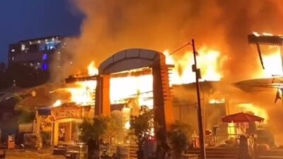 Kebakaran Pasar Taman Puring, Api Melalap Area Ruko