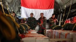 Langit Gaza Diselimuti Parasut Bantuan Indonesia di Hari Kemerdekaan