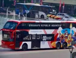Bus Transjakarta Jadi Kanvas Kreatif Sambut 80 Tahun Kemerdekaan RI