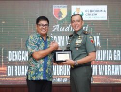 Perkuat Sinergitas, Pangdam Brawijaya Terima Audiensi Dirut PT Petrokimia Gresik