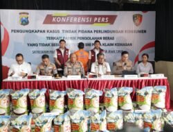 Polisi Berhasil Ungkap Beras Oplosan Sehari Produksi 14 Ton Pemilik Pabrik di Sidoarjo Jadi Tersangka