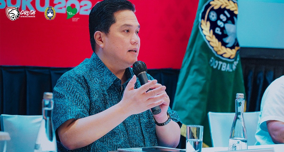Ketua Umum PSSI, Erick Thohir,