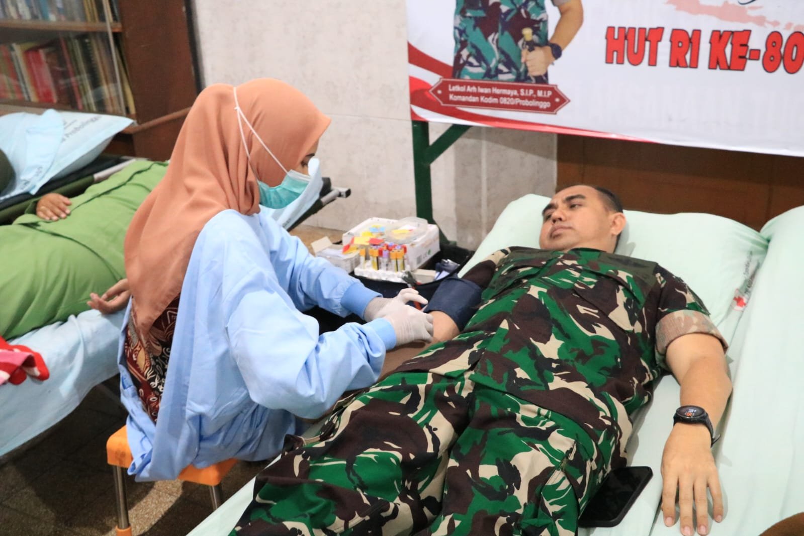Sinergitas Pemkot Probolinggo dan Kodim 0820: Wujud Nyata pelayanan kemanusiaan melalui donor darah dan pemeriksaan kesehatan Gratis
