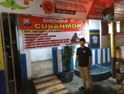 Polsek Balongbendo Pasang Himbauan Antisipasi Curanmor di Titik Rawan