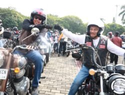 Pasang Bendera Hingga Motoran Bareng Club Motor Bekasi, Mas Wali Dan Bang Wawali Tampil Kompak Sambut HUT RI Ke 80