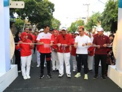 Dandim Probolinggo Hadiri Launching Pasar Minggu dan Senam Bersama Forkopimda