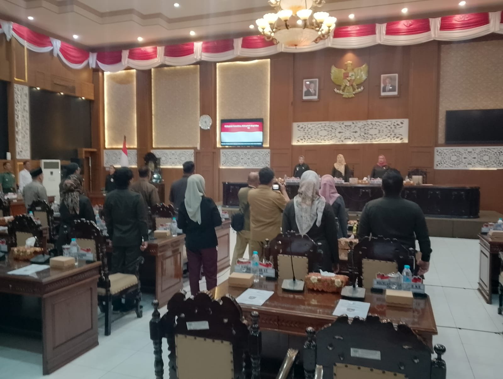 DPRD) Kota Probolinggo menggelar rapat paripurna, bertempat di ruang sidang utama kantor DPRD