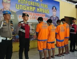 Polresta Sidoarjo Ungkap Ganja 2,8 Kg, Empat Tersangka Diringkus