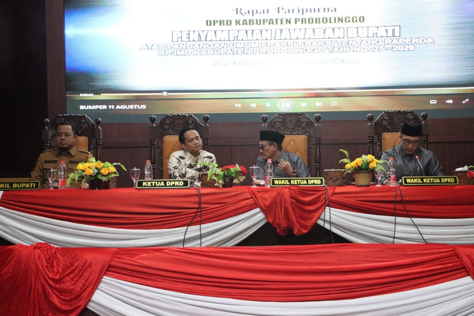 rapat paripurna DPRD Kabupaten Probolinggo,
