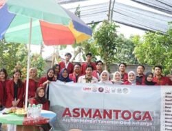 Mahasiswa PMM Universitas Muhammadiyah Malang Lanjutkan Pembangunan Asmantoga untuk Kesehatan Berkelanjutan di Desa Kalipang