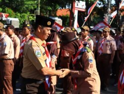 Kasdim Mayor Inf Herawady Karnawan Menghadiri Apel Besar Hari Pramuka Ke – 64