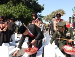 Jelang Hari Kemerdekaan RI ke 80, Bupati dan Wakil Bupati Pasuruan, Melaksanakan Ziarah Dan Tabur Bunga Ke TMP