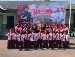 Tim Paskibra SMPN 4 Pasuruan Raih Juara 2 Lomba PBB Piala Dandim 0819 Pasuruan Tahun 2025